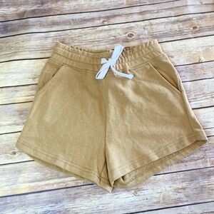 NWT Gina Soft Tie waist elastic shorts with pockets